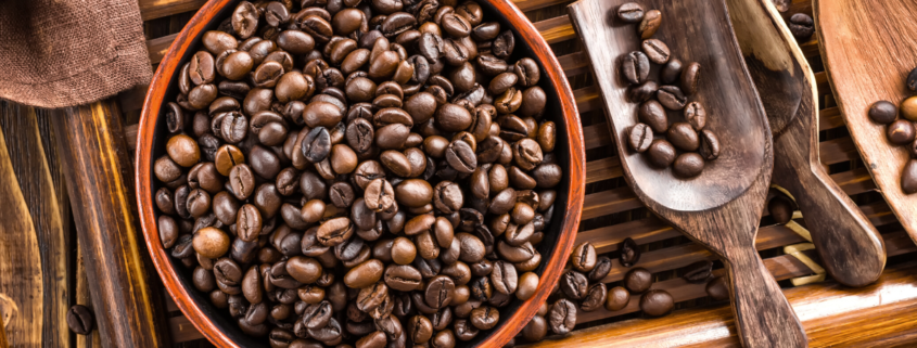 Coffe beans in a bowl