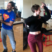 Learning about the science of social dancing with Ashwin Raju and Kristen Anne of Aatma Dance Studio.