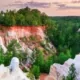 Landscape photo of the Providence Canyon in Lumpkin, GA