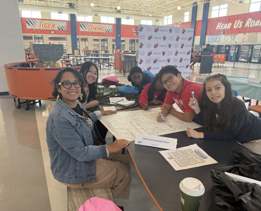 Unidos Dual Language School representing at the STEM Forward Leadership Conference