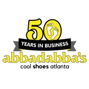 ABBADABBAS-LOGO-50-YRS-YELLO-BLK-WHITE(1) Abbadabba's logo