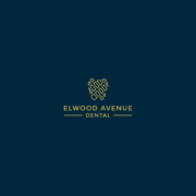 ElwoodAveDental_Logo_gold_Blue_1 Elwood Avenue Dental logo